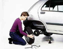 Change Flat Tyre
